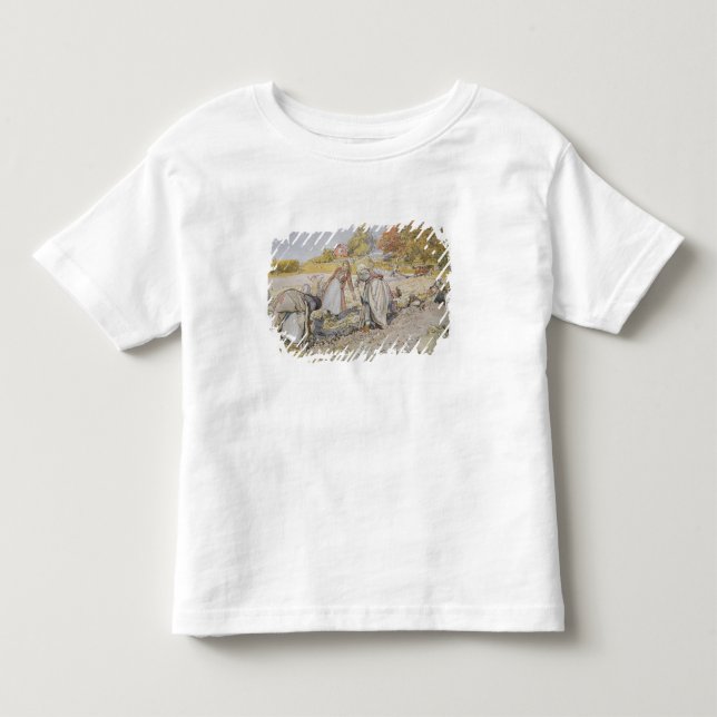 T-shirt Pour Les Tous Petits Potatoes de creusement, 1905 (Devant)