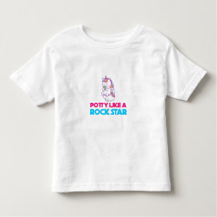 T-shirt Pour Les Tous Petits poterie comme une rock star