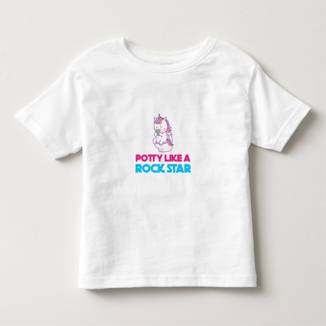 T-shirt Pour Les Tous Petits poterie comme une rock star (Devant)