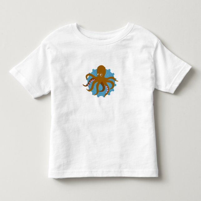 T-shirt Pour Les Tous Petits Poulpe (Devant)