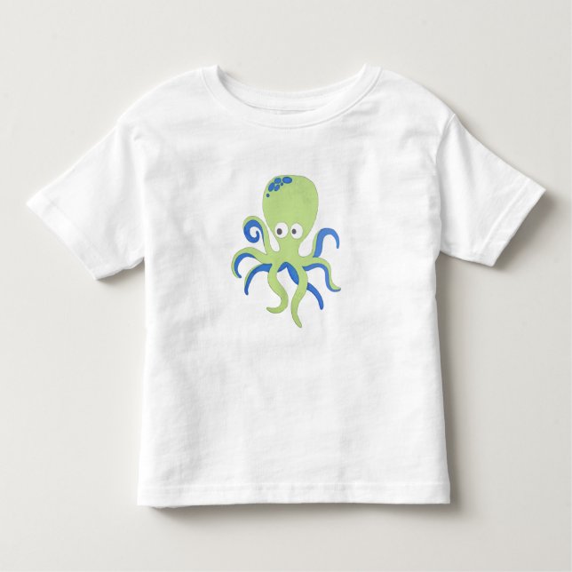 T-shirt Pour Les Tous Petits Poulpe (Devant)