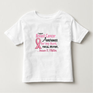 T-shirt Pour Les Tous Petits Pour ma conscience de tante cancer du sein