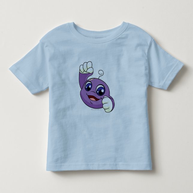 T-shirt Pour Les Tous Petits Pourpre de Kiko (Devant)