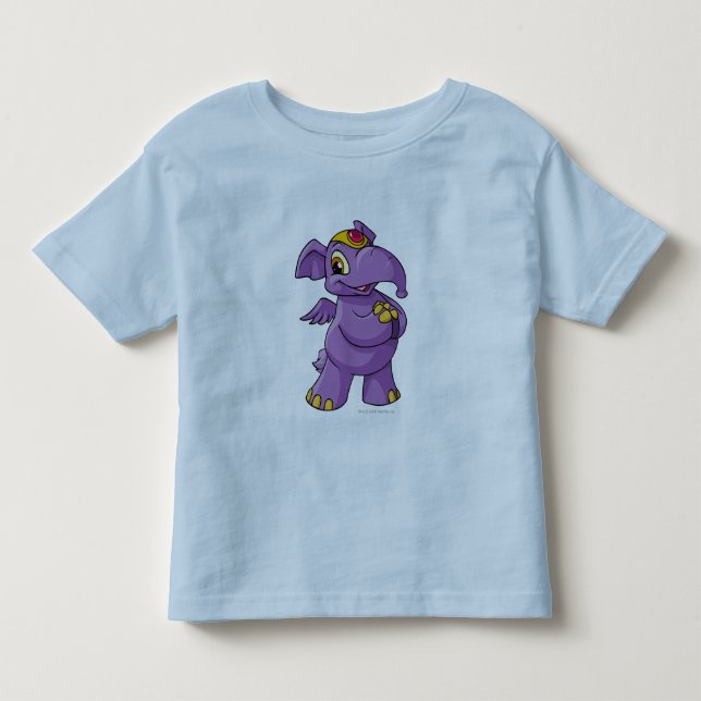 T-shirt Pour Les Tous Petits Pourpre d'Elephante (Devant)