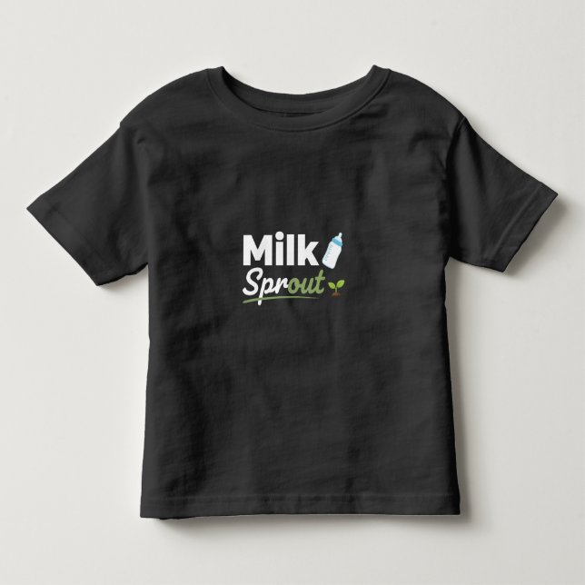 T-shirt Pour Les Tous Petits Pousse de Lait (Devant)