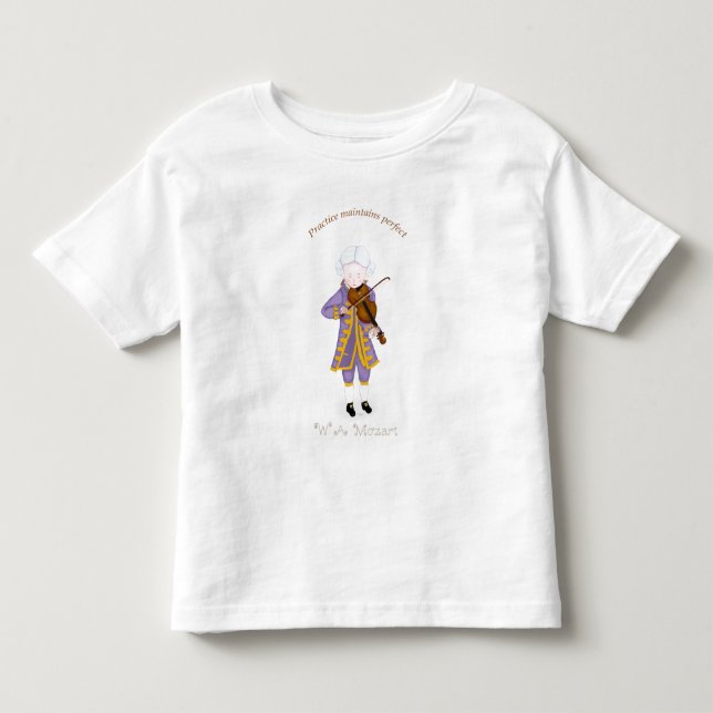 T-shirt Pour Les Tous Petits Pratique Maintient Parfait Tee (Devant)