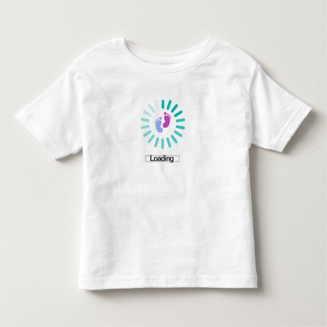 T-shirt Pour Les Tous Petits Prégnancy Anouncement (Devant)