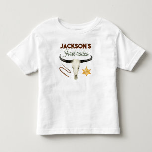 T-shirt Pour Les Tous Petits Premier anniversaire de rodéo