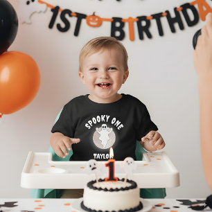 T-shirt Pour Les Tous Petits Premier anniversaire de Spooky One, premier Hallow