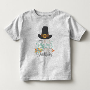 T-shirt Pour Les Tous Petits Premier enfant Thanksgiving de Little Pilgrim