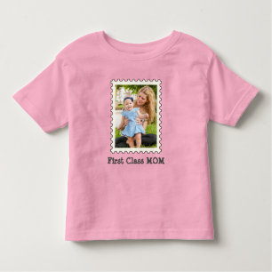 T-shirt Pour Les Tous Petits PREMIÈRE CLASSE MOM Meilleure maman Meilleure mama