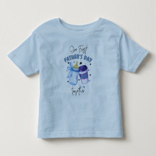 T-shirt Pour Les Tous Petits Première fête des pères ensemble tenue assortie /