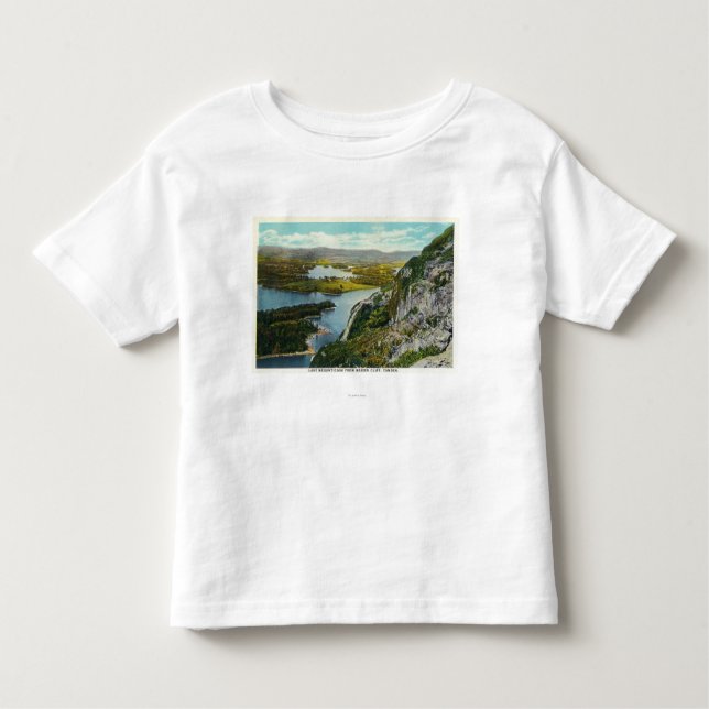 T-shirt Pour Les Tous Petits Première vue de falaise de lac Megunticook (Devant)