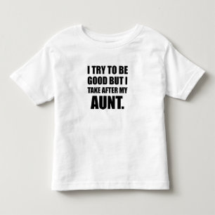 T-shirt Pour Les Tous Petits Prenez ma tante Funny