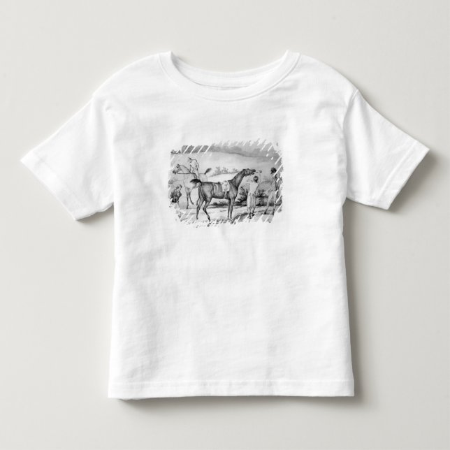 T-shirt Pour Les Tous Petits Préparation à une course (Devant)