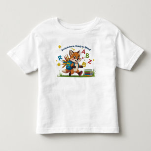 T-shirt Pour Les Tous Petits « Prêt à apprendre, prêt à briller ! » – Mignon ja