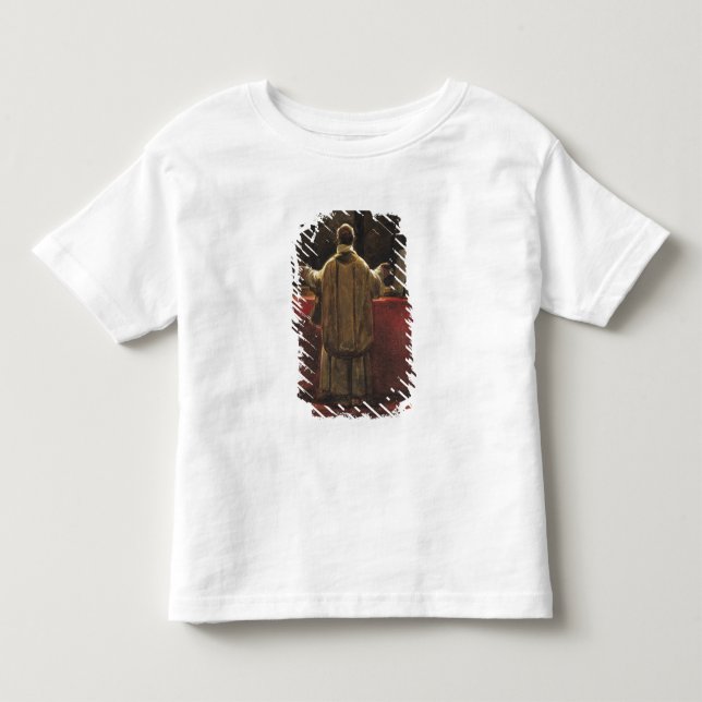 T-shirt Pour Les Tous Petits Prêtre à l'autel (Devant)