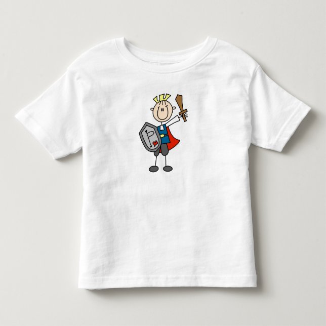 T-shirt Pour Les Tous Petits Prince charme avec l'épée (Devant)