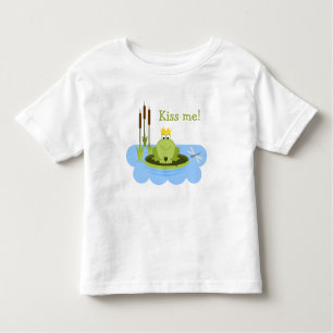 T-shirt Pour Les Tous Petits Prince Kiss Me de grenouille