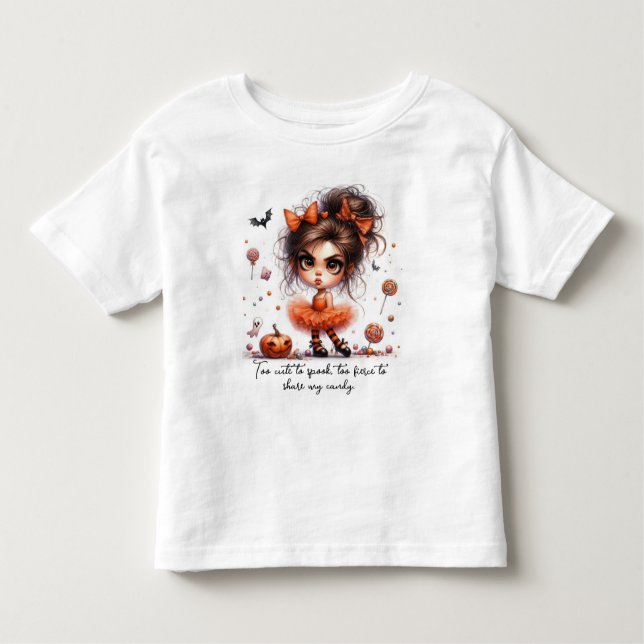 T-shirt Pour Les Tous Petits Princesse Citrouille – Douce, Surnaturelle & Ensor (Devant)