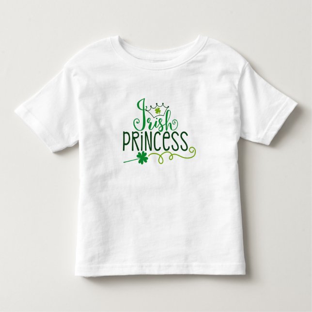 T-shirt Pour Les Tous Petits Princesse d'Irlande | Saint Patrick's Day (Devant)