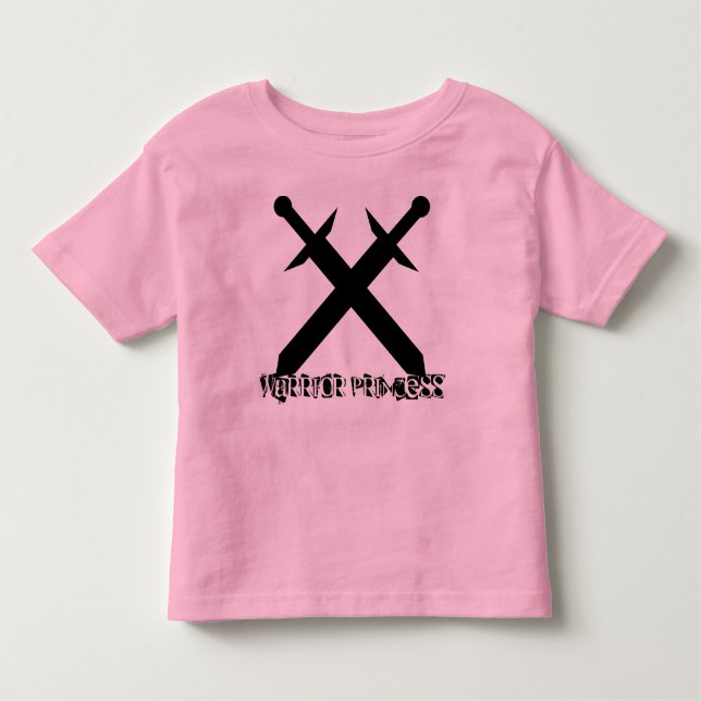 T-shirt Pour Les Tous Petits Princesse guerrière (Devant)