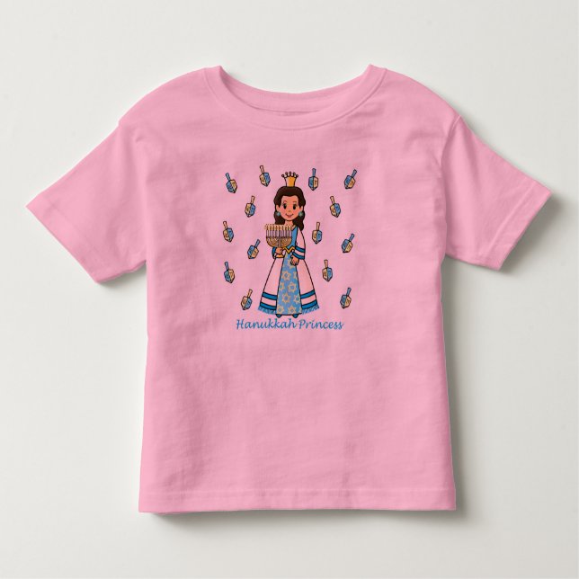 T-shirt Pour Les Tous Petits Princesse Hanoukka (Devant)