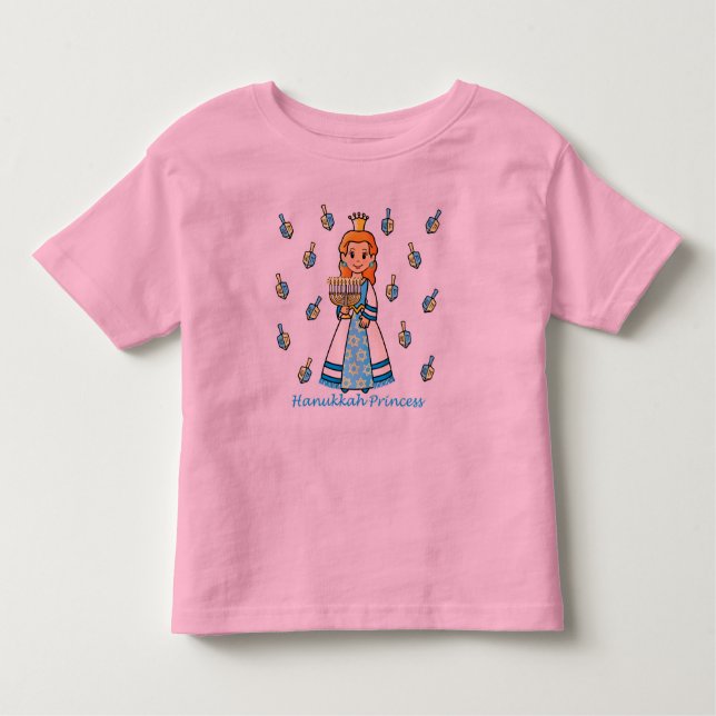 T-shirt Pour Les Tous Petits Princesse Hanoukka (Devant)