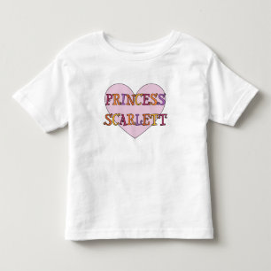 T-shirt Pour Les Tous Petits Princesse Scarlett Toddler T Shirt
