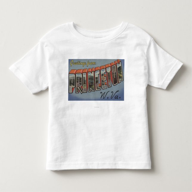 T-shirt Pour Les Tous Petits Princeton, la Virginie Occidentale - grandes (Devant)