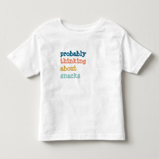T-shirt Pour Les Tous Petits Probablement penser à des collations drôles chemis