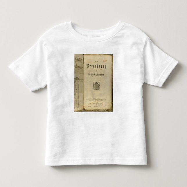 T-shirt Pour Les Tous Petits Procédure légale de 1776 (Devant)
