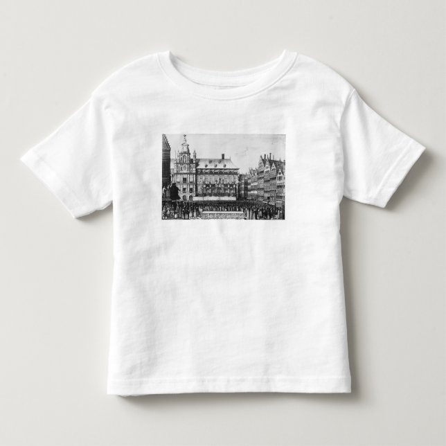 T-shirt Pour Les Tous Petits Proclamation de la paix (Devant)