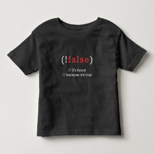 T-shirt Pour Les Tous Petits Programmeur !Faux code de programmation vrai