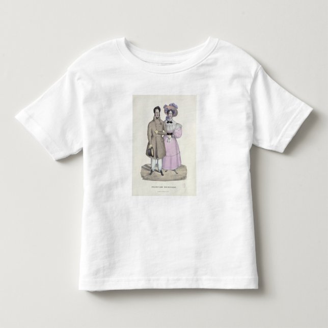 T-shirt Pour Les Tous Petits Promenade Bourgeoise (Devant)