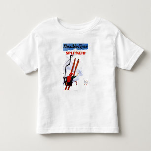 T-shirt Pour Les Tous Petits Promo en bois de skis de Splitkein d'insecte