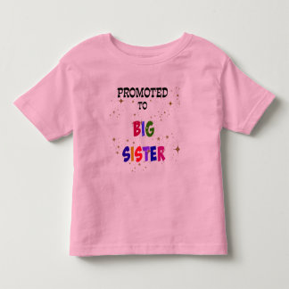 T-shirt Pour Les Tous Petits Promu à la grande soeur