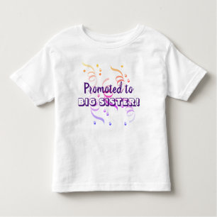 T-shirt Pour Les Tous Petits Promu à la grande soeur