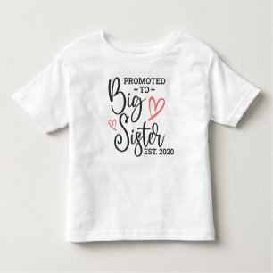 T-shirt Pour Les Tous Petits Promu À La Grande Soeur
