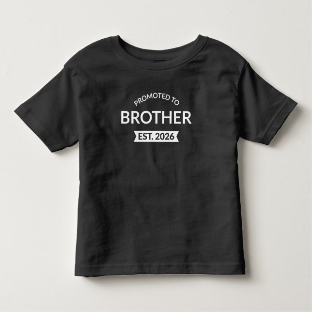 T-shirt Pour Les Tous Petits Promu Frère Établ. 2026 II (Devant)