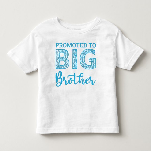 T-shirt Pour Les Tous Petits Promu Grand Frère (Devant)