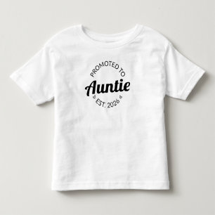 T-shirt Pour Les Tous Petits Promue Tatie Estimée 2026 Je