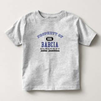T-shirt Pour Les Tous Petits Propriété de Babcia