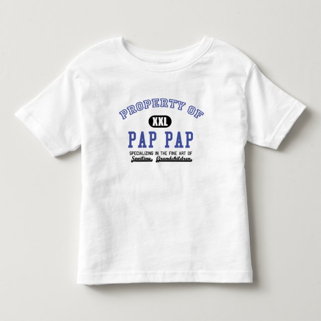 T-shirt Pour Les Tous Petits Propriété de PapPap (Devant)