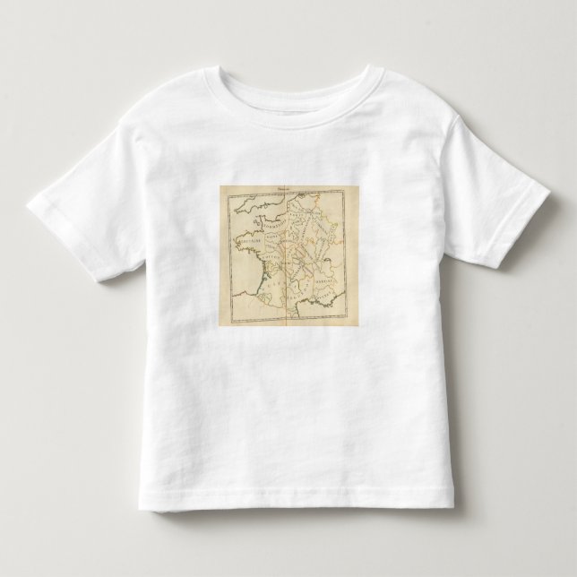 T-shirt Pour Les Tous Petits Provinces, France (Devant)