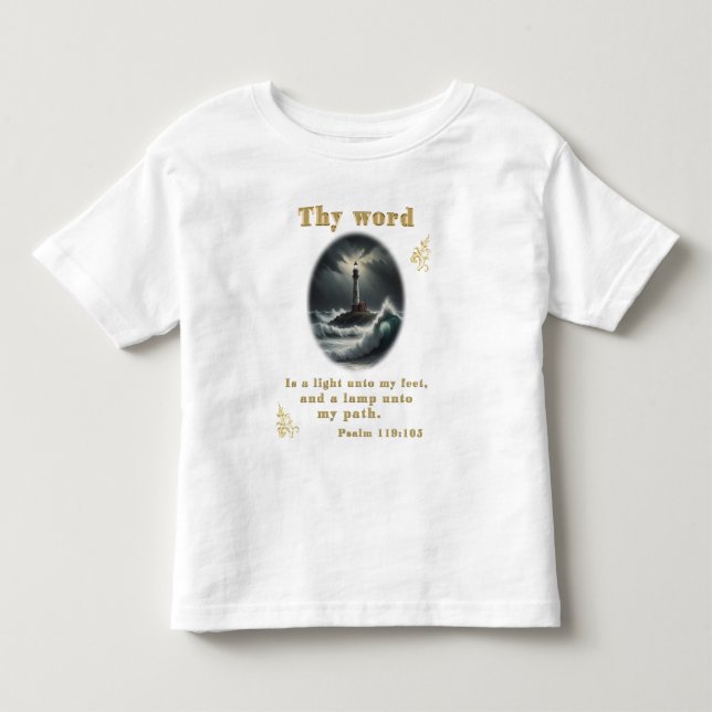 T-shirt Pour Les Tous Petits Psaume 119 (Devant)