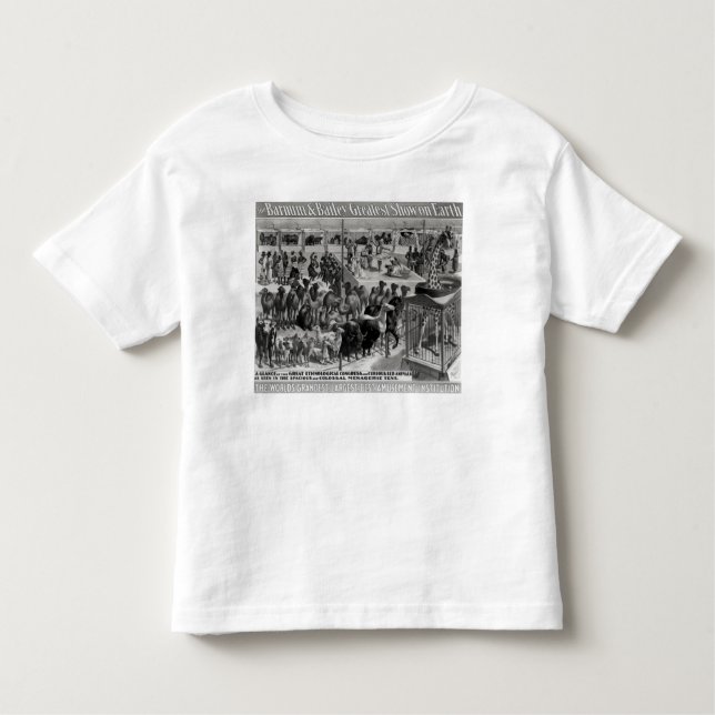 T-shirt Pour Les Tous Petits Publicité par affichage, 'le Barnum et le Bailey (Devant)