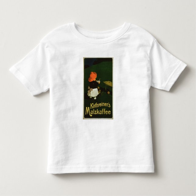 T-shirt Pour Les Tous Petits Publicité par affichage pour le 'malt Coffee de (Devant)