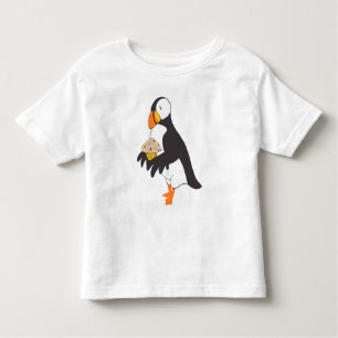 T-shirt Pour Les Tous Petits Puffin avec muffin