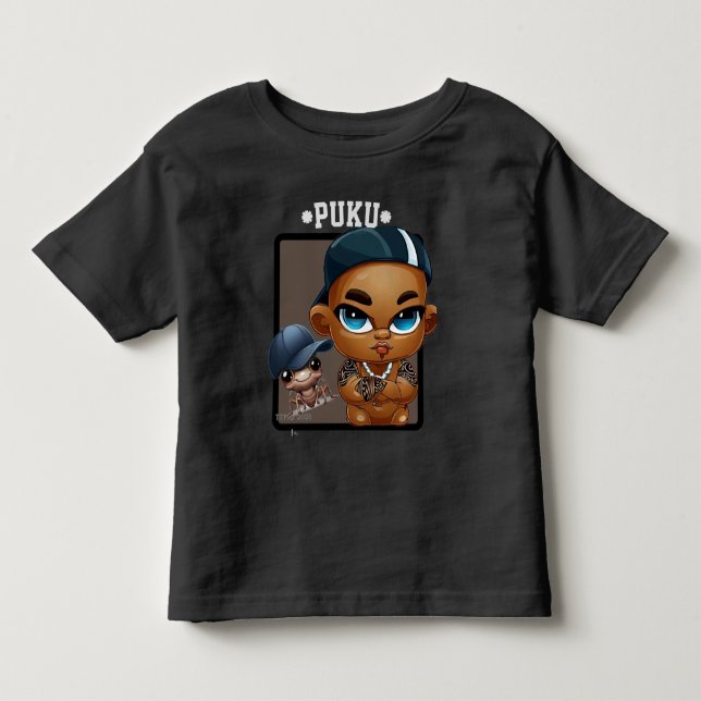 T-SHIRT POUR LES TOUS PETITS PUKU & PET (Devant)
